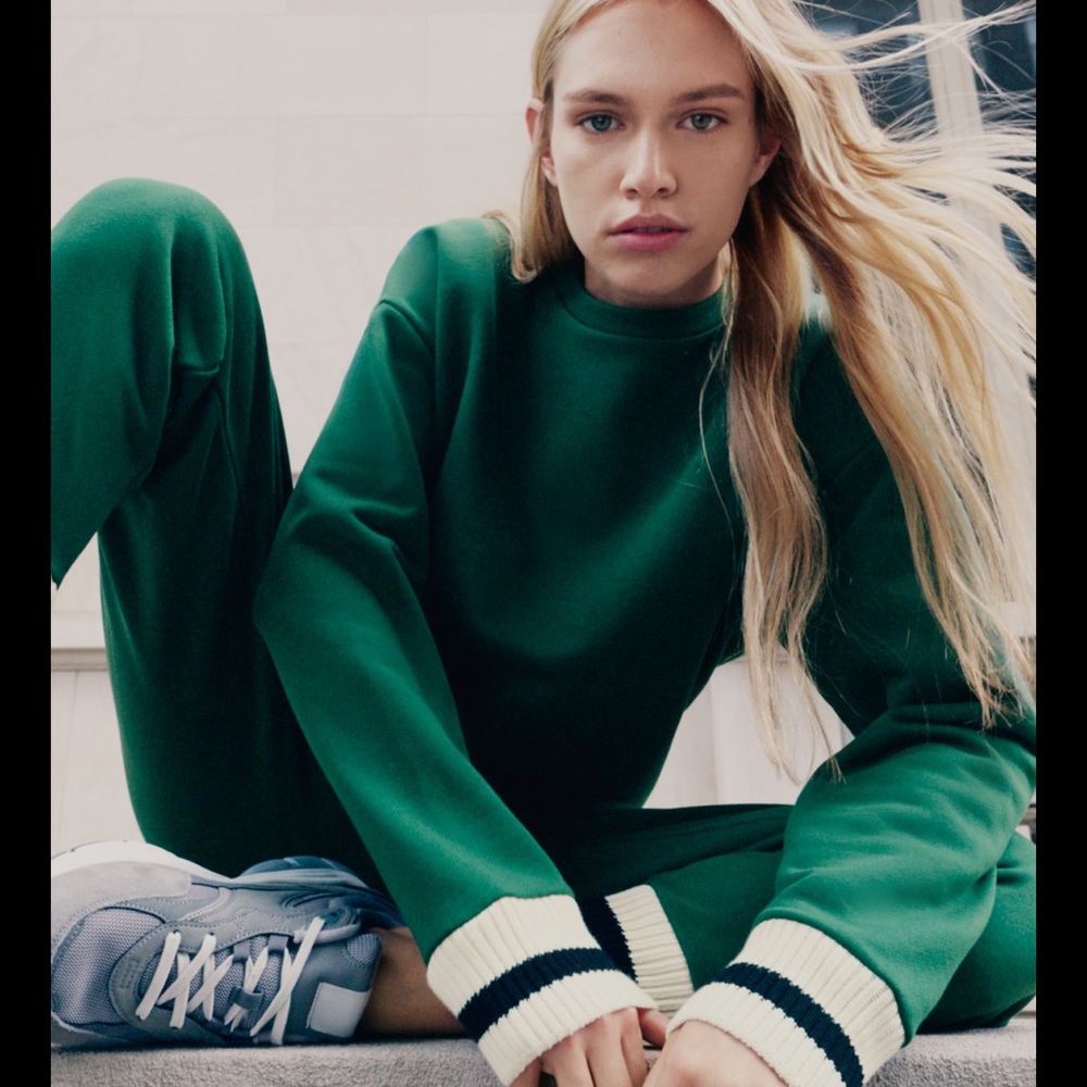 Zara plush jogging pants